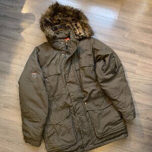 PHAT FARM Coat, LIKE NEW BarelyWorn, DownFilled, Rem.Hood, Vintage Y2K, Med.
